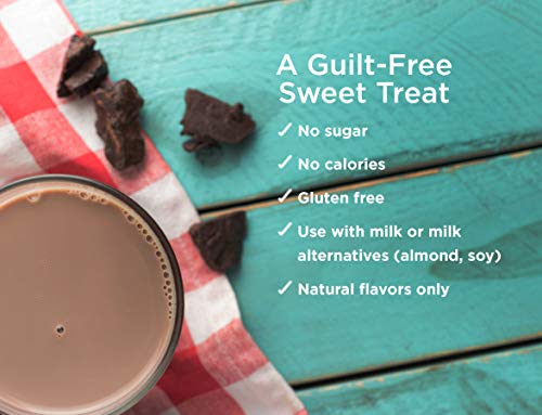 Johnny Moo Milk Flavoring Drops, Chocolate Flavor - Sugar Free, Gluten Free, Zero Calorie, Naturally Flavored Liquid Sweetener that Makes Milk Taste Great-Pack of 3, 1.62 fl oz, 24 Servings Per Bottle