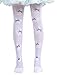 Hugme Womens cute blue rabbits bows print lolita thigh-high stockings
