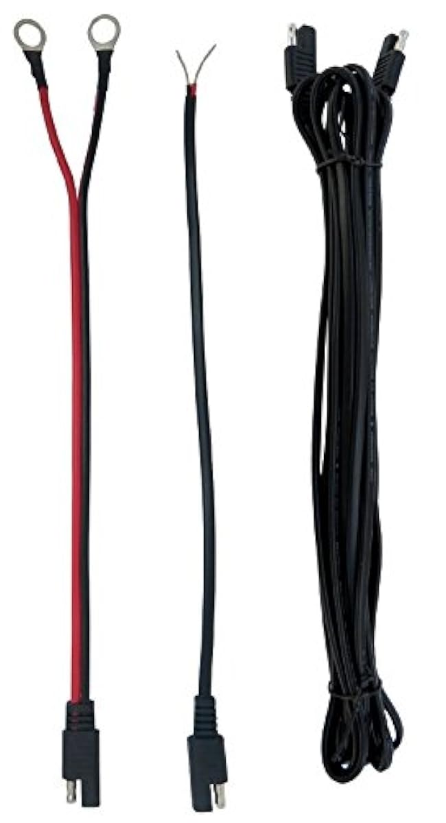 Sunway Solar Extension Cable SAE Connectors 16ft With Ring Terminal and