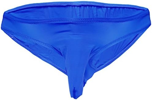 TIAOBU US Men's Long Bulge Pouch Bikini Brief XL Dark Blue