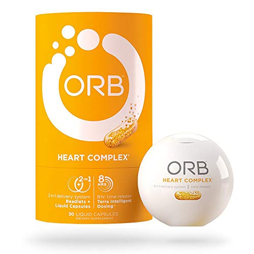 ORB Heart Complex – Time-Released COQ10 |24-Hour Heart-Health Support, Supports Cardiovascular Health, Supports Healthy Blood Pressure, Antioxidant Support – 30 Count ORB Heart Complex – Time-Released COQ10 |24-Hour Heart-Health Support, Supports Cardiovascular Health, Supports Healthy Blood Pressure, Antioxidant Support – 30 Count