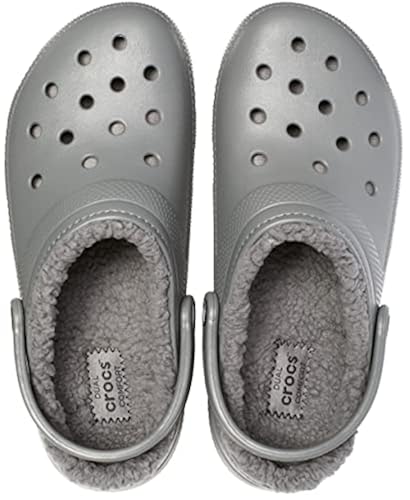 Crocs Classic Lined Clog Slate Grey/Smoke Men's 3, Women's