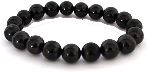 Shungite bracelet, beads, 8 mm, with quality guarantee.