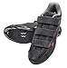 Tommaso Strada 100 SPD & Peloton Shoes for Mens Bikes—2 in 1 Cycling Shoes—Install Your Own Delta or SPD Cleats for Road Bikes, Indoor Cycles or Most Mens Bicycles—3 Hook & Loop—Size 12US—46EU