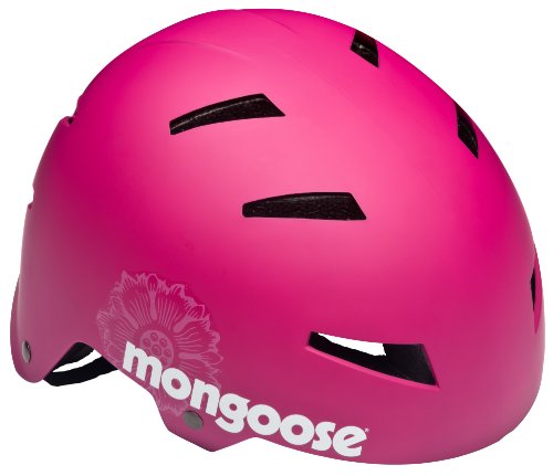 Mongoose Youth Street Hardshell Helmet, Pink
