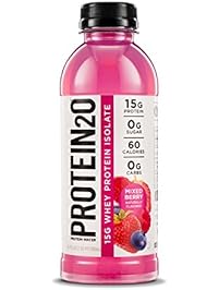 Protein2o Low Calorie Whey Protein Drink, Mixed Berry, 16.9 Fl Oz (Pack of 12)