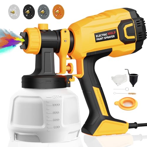 Paint Sprayer 700W HVLP High Power Electric Spray Paint Gun with