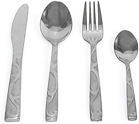 Simply Solid Grande Stainless Steel Cutlery Set, 24-Pieces