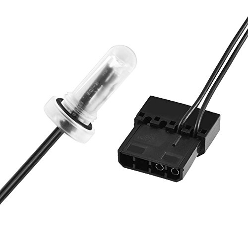 Richer-R Water Cooling LED Light, 1pc G1/4 Thread PC Computer Pillar Water Cooling Tank System LED Light Lamp (UV Purple)