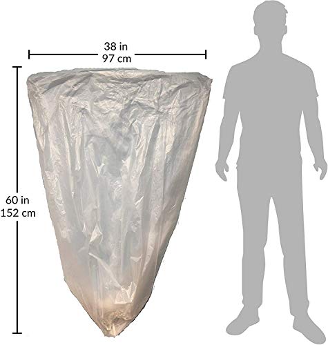 image for Reli. SuperValue 55 Gallon Trash Bags (150 Count Bulk) Clear Trash Bag