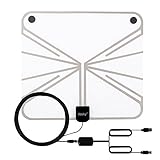 Wsky 50+ Miles 1080P Transparent Digital HDTV Antenna - Best Hdtv Antenna Indoor - Ultra Thin-Super Soft & Light