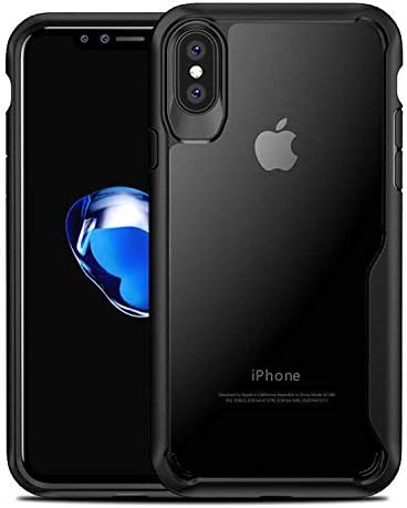 Neotronix - Shockproof Transparent Slim Case Cover with TPU Frame for iPhone Xs Max (Transparent)