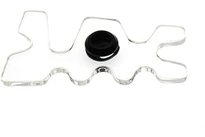 HAJXZH Clear Plastic Moosehead Pool Billiard Cue Bridge Head Pool Stick Holder Snooker/Nine Ball Club Billiard/Pool Cue Accessory 1 Pack