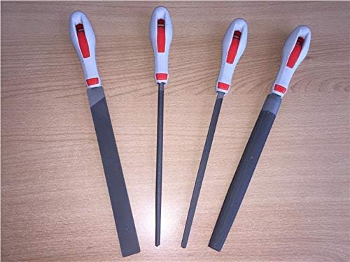 Porta Blundell 4 Piece Engineers Metal File Set 8" 200mm - 2nd Cut NFH.8EFS