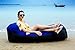 HAKE Dual Purpose Inflatable Sofa with Portable Carry Bag for Outdoor and Indoor use (U-Shape Pillow+Chair) (Purple Lounger)