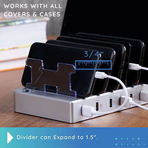 Hercules Tuff Charging Station for Multiple Devices with 6 USB Fast