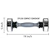 TOSSFIRE Shake Weight for Men Women, 5 lbs Arm Firming Muscle Toning Dumbbell for Weight Loss Arms Shoulder Chest Exercise with New Dynamic Inertia Technology, Bonus Workout DVD Included