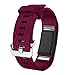 Fitbit Charge 2 Band,Sahiyeah Diamond Pattern Soft Adjustable Replacement Sport Strap Band for Fitbit Charge 2