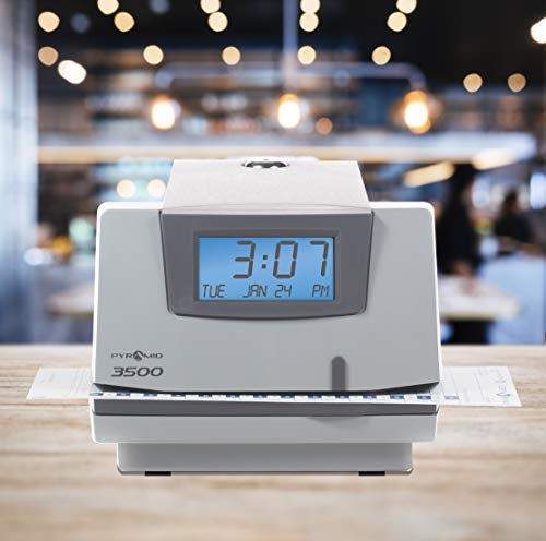 Pyramid 3500 Multi-Purpose Time Clock and Document Stamp - Made in the