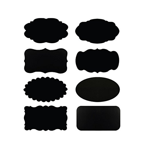 Wrapables Set of 64 Chalkboard Labels/Chalkboard Stickers for Organizing, Label…