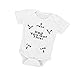 GBSELL Baby Boys Girls Newborn Infant Letter Print Romper Clothes Outfits (White, 6-12 Month)