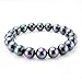 Unisex Synthetic Stones Healing Power Crystal Elastic Stretch 10mm Beaded Bracelet
