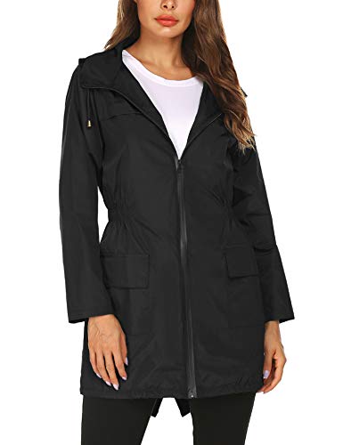 image for Doreyi Fashion Rain Coat Plus Size Waterproof Lightweight Outdoor Cycl