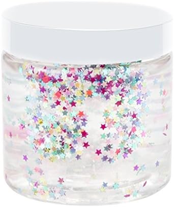 Entireface Clay Toy Colourful Pentagram Clear Slime Squishy Putty Scented Stress Relief Gift Kids Adults