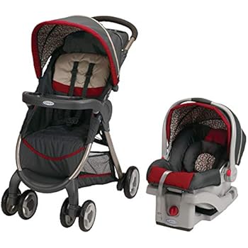 Amazon.com : Graco Fastaction Fold Click Connect Travel System Stroller