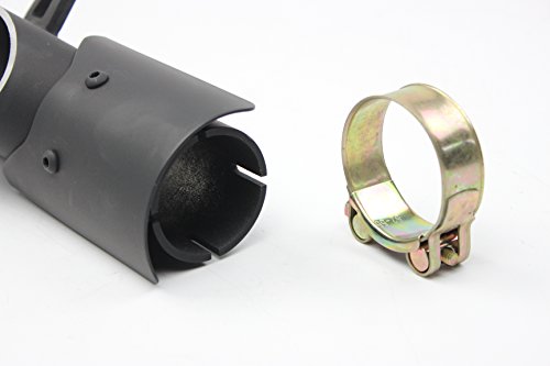 MGOD 1.5-2 '' Universal Motorcycle Exhaust Pipe 3 Tail Outlet Pipe Slip On Dirt Street Bike Motorcycle(3 Tail Outlet) - Thumbnail 4