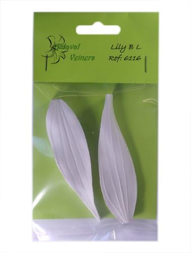 Sugarcraft Leaf Veiner - Large Lily B - Flowers for Celebration and Wedding Cake Decoration