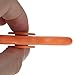 Huayang| Double-sided LED Tri Fidget Spinner Toy for ADHD Anxiety Autism Stress Reducer for Adults/ Kids- LED Fidget Hand Spinner Glow in The Dark Orange
