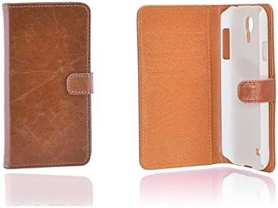 SURAZO 'Real Leather Ginger Style CC Credit Card Case for Apple iPhone 6 4.7 Genuine Italian Leather Case – Pouch Cover Original Handmade – Ginger