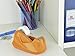 Acrimet Premium Desktop Tape Dispenser, Plastic, Non-Skid Base (Heavy Duty) (Orange Color)