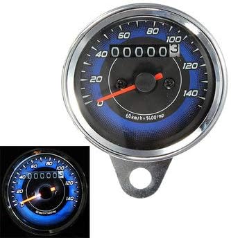 Motorcycle Motorcycle Engines & Component - Motorcycle LED Odometer & Tachometer Meter Gauge 0-140Km/h - 1 x Motorcycle LED light Odometer Speedometer