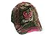 Womens Mossy Oak Camo Cap with Hot Pink Camo Cutie Cap