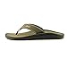 OLUKAI Ohana Men's Beach Sandals, Water Resistant Flip Flops, Arch Support & Comfort Fit, Lightweight & Durable, Enhanced Grip & Traction, Kona/Kona, 11