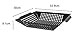 Arctic Monsoon Stainless Steel Non-Stick Grilling Basket, Black