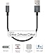 FosPower [6 inch] Apple Certified 8-pin Lightning to USB Cable [Nylon Braided | Full Speed Charging] Durable Built for iPhone 7 7 Plus 6S 6, iPad Pro Air 2 mini 3, iPod Touch, Nano (Gray)