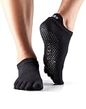 ToeSox Women's Low Rise Full Toe Grip Non-Slip for Ballet, Yoga, Pilates, Barre Toe Socks