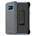 OtterBox Defender Series SCREENLESS Case for Samsung Galaxy S8+ - Frustration Free Packaging - Marathoner (Cowabunga Blue/Gunmetal Grey)