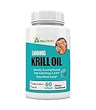 Health1st Krill Oil 500mg, 60 Softgels Promotes heart health, healthy joint function and support feminine health
