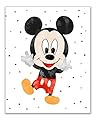 Disney Nursery Wall Decor - Set of four 8x10 Art Prints - Mickey Minnie Donald & Goofy Original Glossy Photos