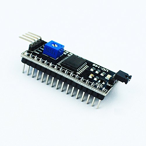 Arducam 1602 16x2 Serial HD44780 Character LCD Board Display with White on Blue Backlight 5V with IIC/I2C Serial Interface Adapter Module for Arduino - Thumbnail 5