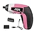 SKIL 2354-08 Pink iXO 4V Max Lithium-Ion Palm-Sized Cordless Screwdriver