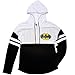 DC Comics Junior Hoodie T-shirt Logo Print Long Sleeve Top (Batman, Small)