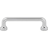 Atlas Homewares A641-CH 3-3/4 in. (96mm) Malin Collection Pull, Polished Chrome