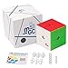 D-FantiX YJ MGC 2x2 Speed Cube Stickerless YJ MGC Magnetic 2x2x2 Puzzle Cube Toy