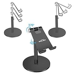 SKEJER Cell Phone Stand for Desk Adjustable Height