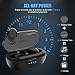 Letscom True Wireless Earbuds, Bluetooth 5.0 Headphones with Microphone, Wireless Running Sports Workout Earphones 3D Stereo Sound, IPX5 Sweatproof, 27 Hours Playtime with Charging Casethumb 3